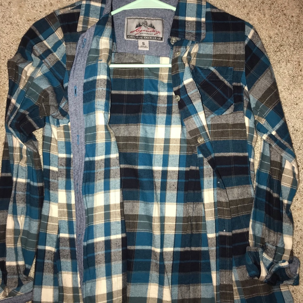 Legendary white tails flannel